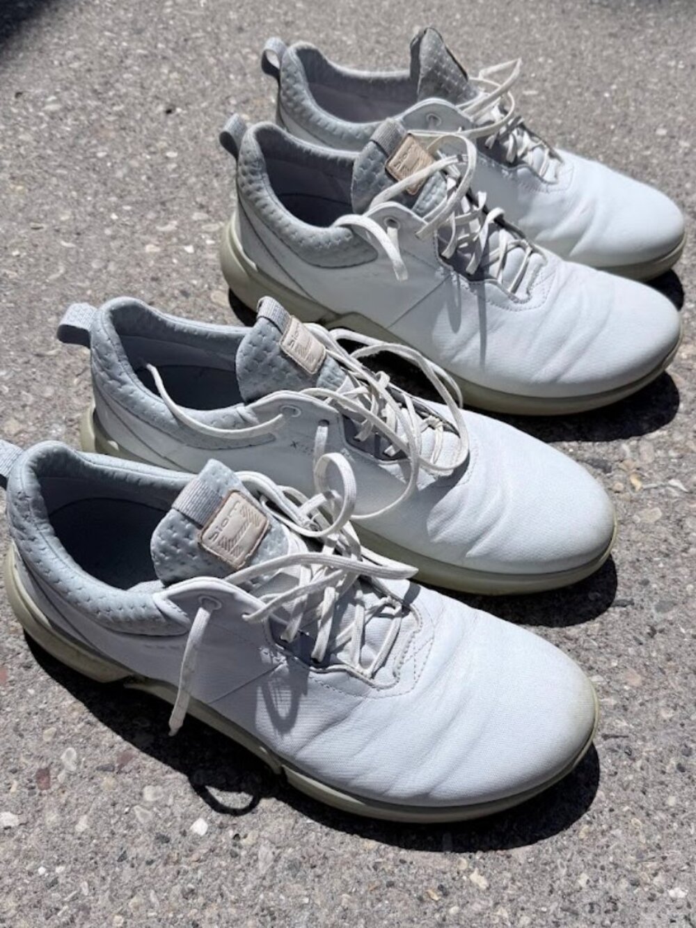 2 Pairs of Ecco Golf Shoes - Size 43 / 9.5